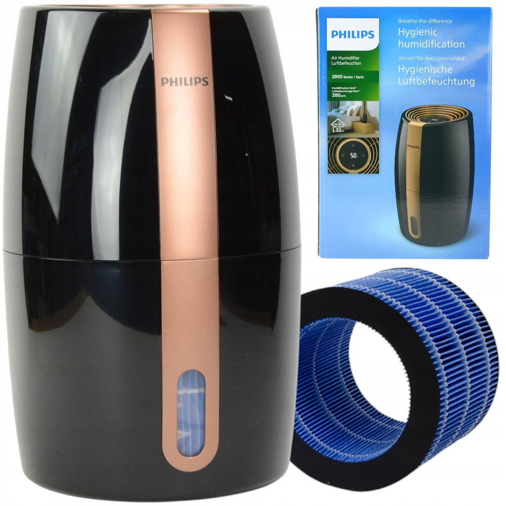 Air humidifier PHILIPS HU2718/10 Series 2000 NanoCloud 32 m2 black Performance 200 ml/h