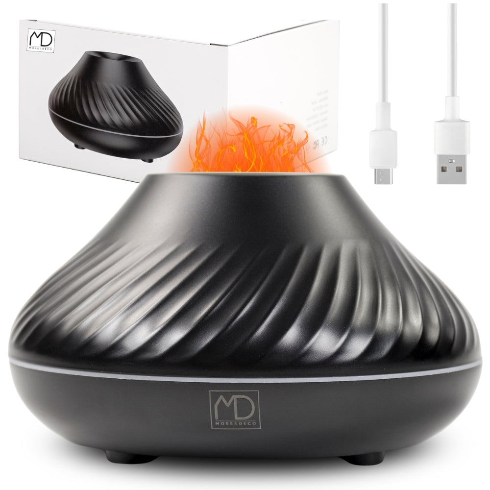 Air humidifier oil diffuser aromatherapy fire fragrance home relaxation