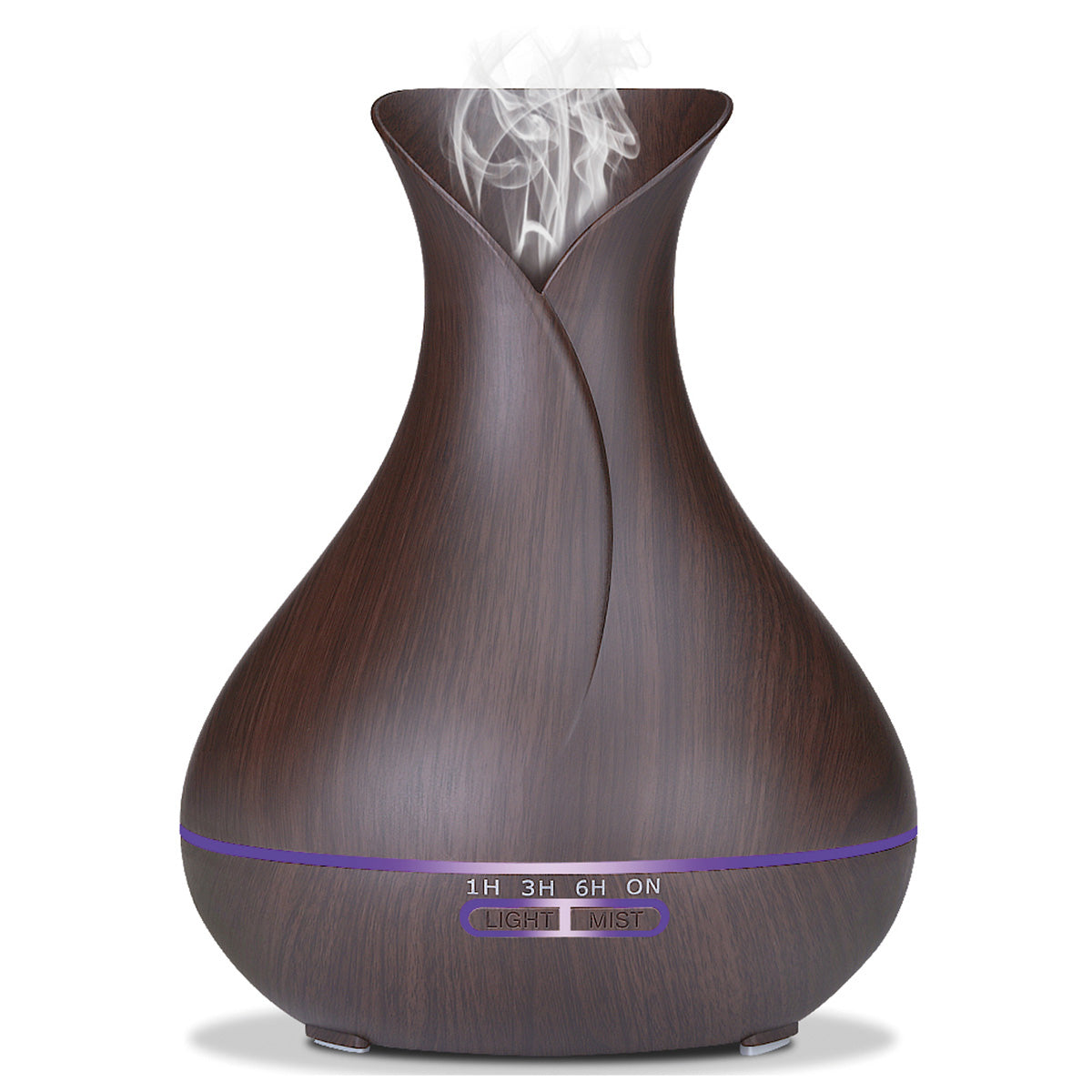 Air humidifier with diffuser Platinet light wood LED 7 colors 400ml Medical device no