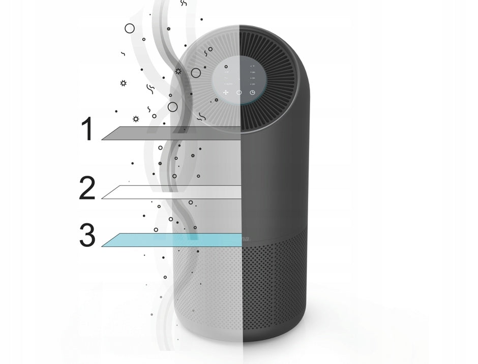Air purifier Hama with smart wifi application auto 65 m2 HEPA filter Brand Hama
