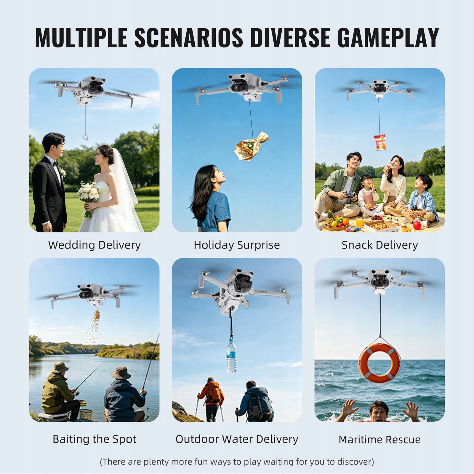 Airdrop System For DJI Lito 1 / Loti X1 Brand STARTRC
