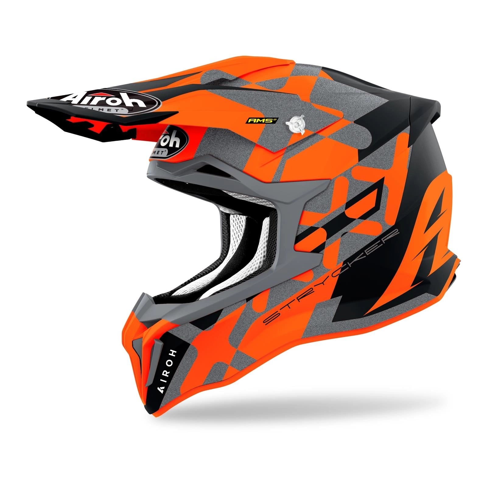 Airoh STRYCKER XXX ORANGE MATT FREEBIES helmet Manufacturer Airoh