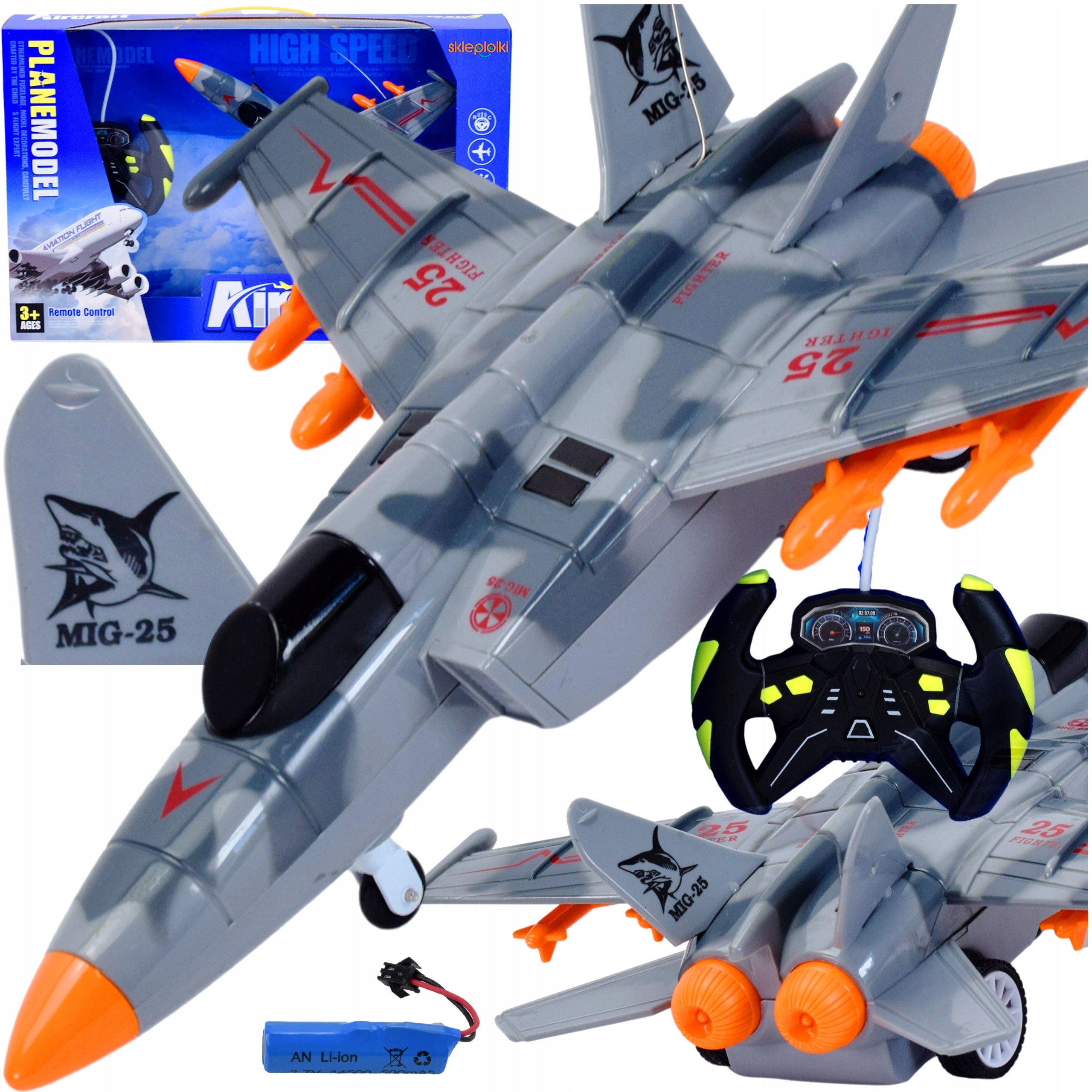 Airplane Remote Controlled RC Interactive Fighter for Remote Control USB Rechargeable