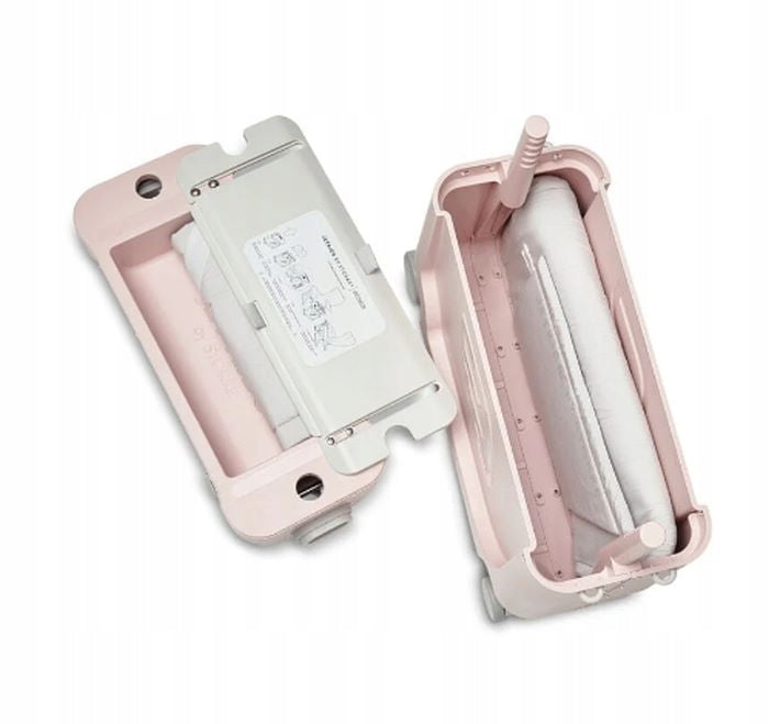 Airplane case Stokke JetKids BedBox V3 Pink cot ride-on luggage Height 36 cm