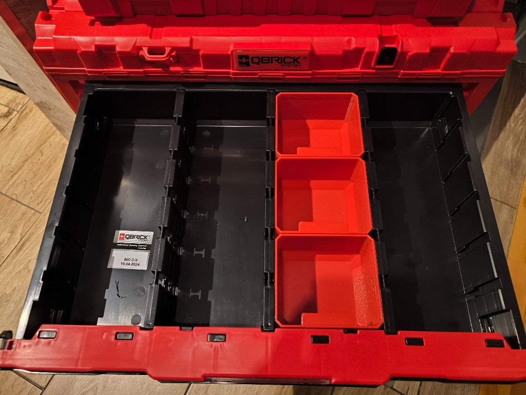 Akcesoria Qbrick System ONE Drawer 3 Toolbox 2.0 Containers 3 pieces