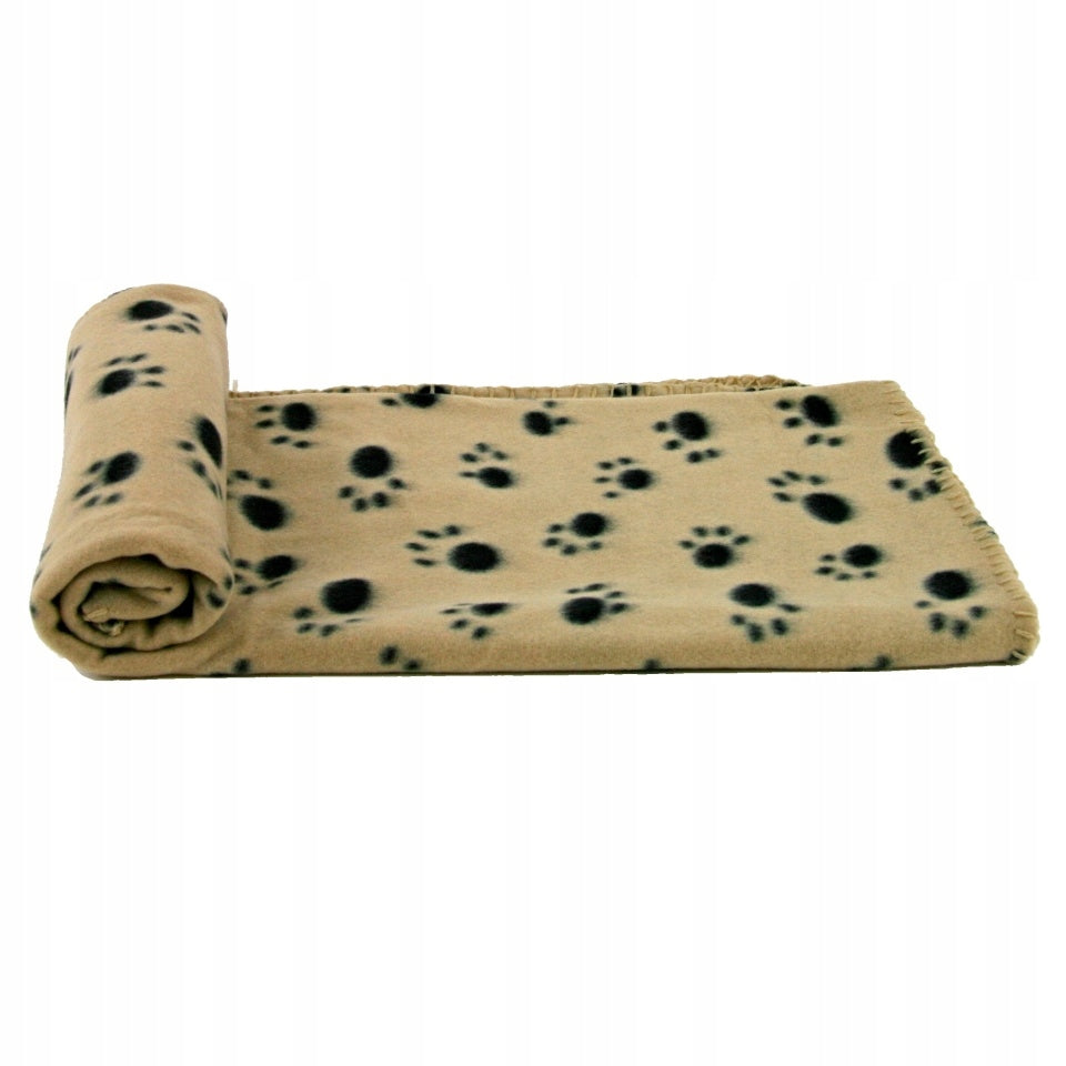 Akinu deka fleece s tlapkami béžová 100x70cm Brand Akinu