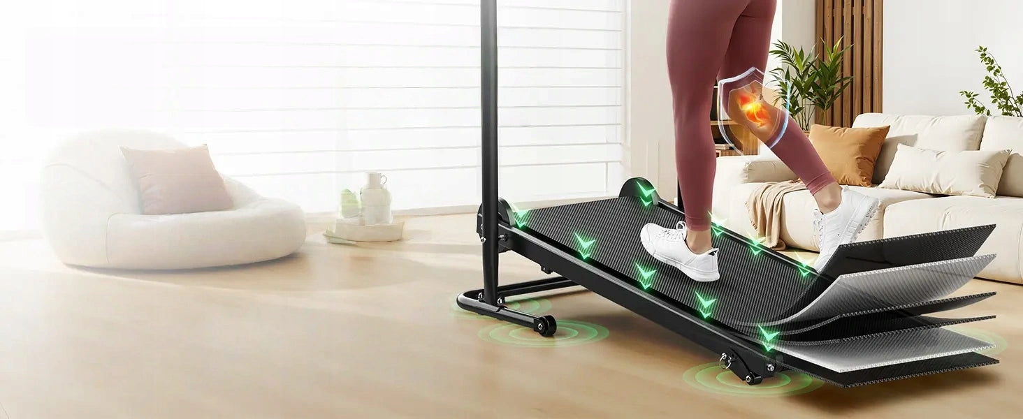 Akluer RJ-401 new treadmill 165kg tilt adjustment 8-shock absorbers Measurements training duration number of steps speed burned calories