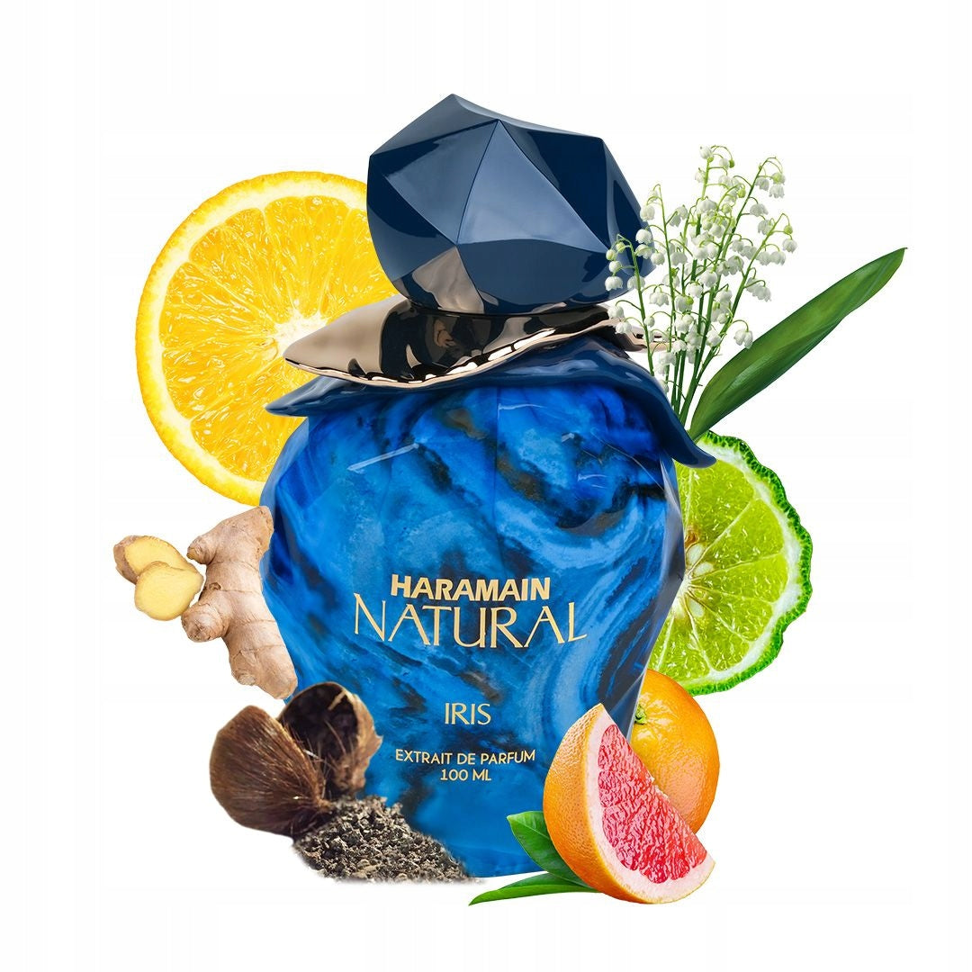 Al Haramain Natural Iris EDP 100 ml unisex eau de parfum Brand Al Haramain