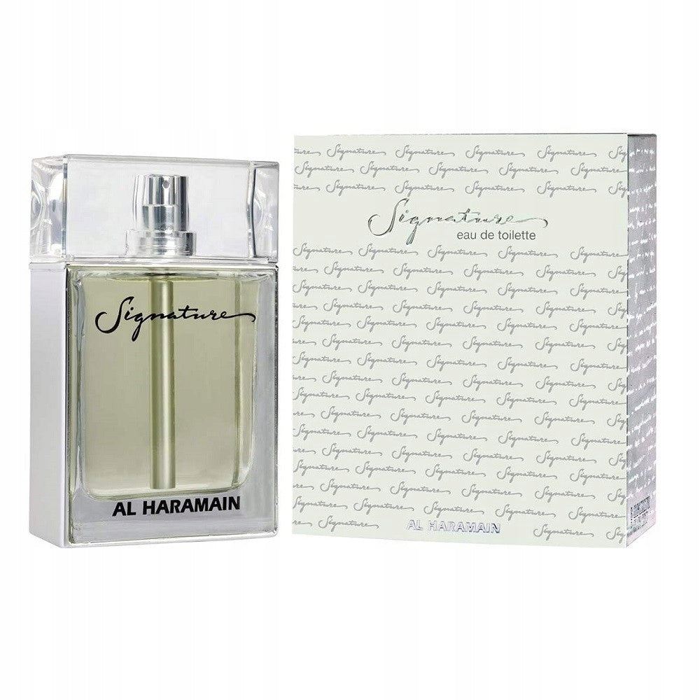 Al Haramain Signature Silver 100ml EDT Eau De Toilette Perfume For Men
