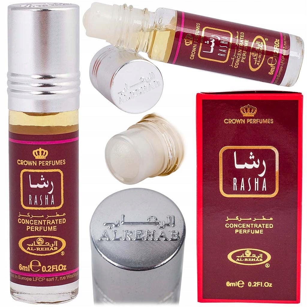 Al-Rehab Rasha Women's Perfume Arabic In Oil Durable Intense Strong Packaging status original