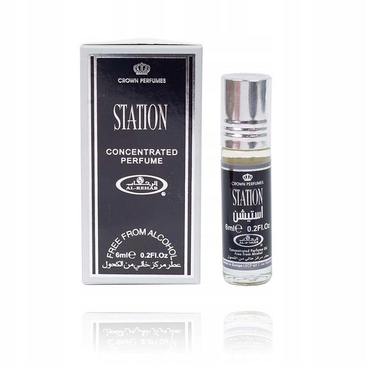 Al-Rehab Station Women's Arab Perfume Unisex Powder Wood Packaging status original