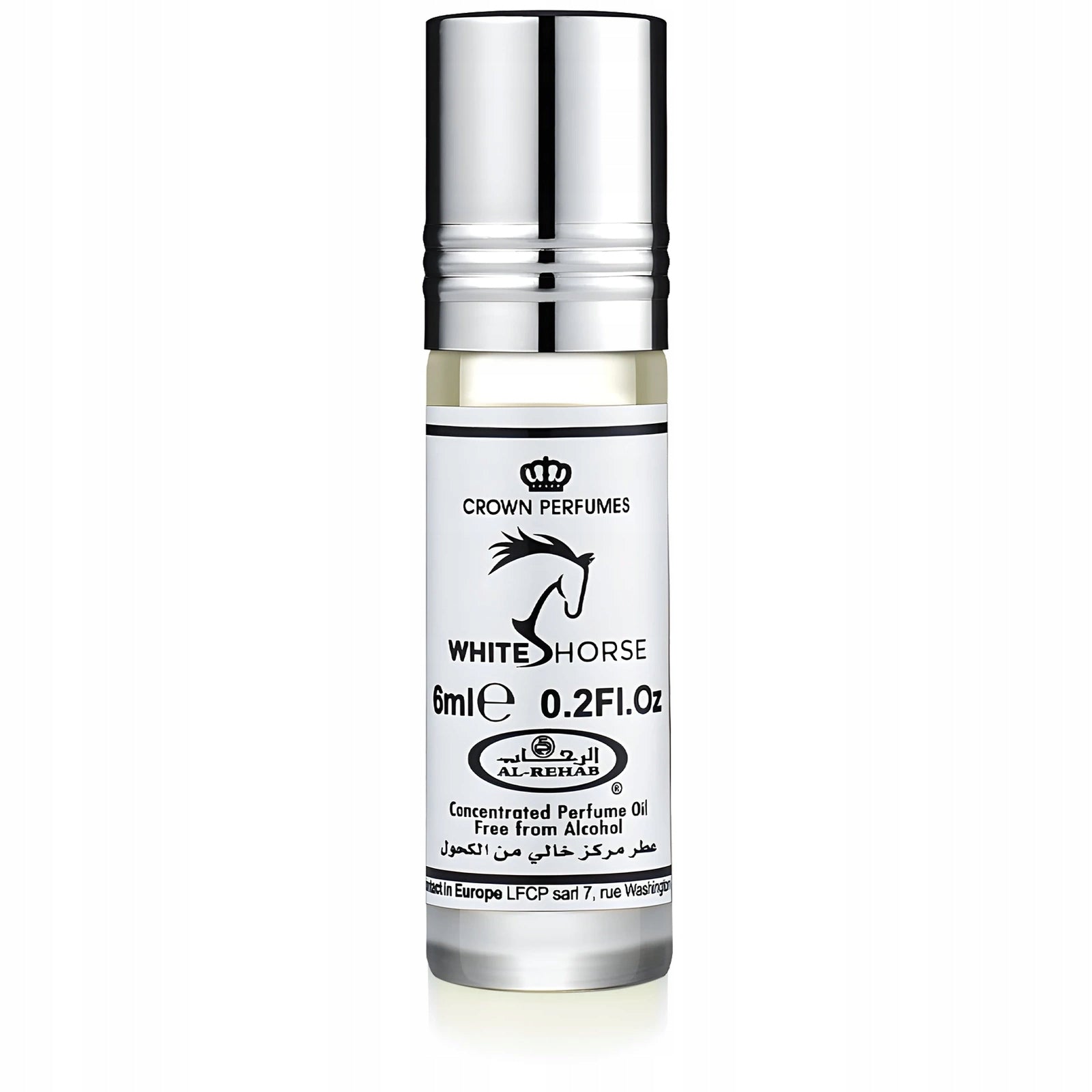Al-Rehab White Horse Women's Arab Perfume Fresh Beautiful Pleasant