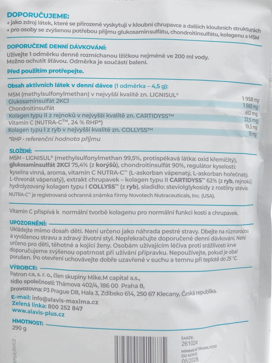 Alavis MAXIMA Triple Blend Extra silný 290 g NEW Brand Alavis