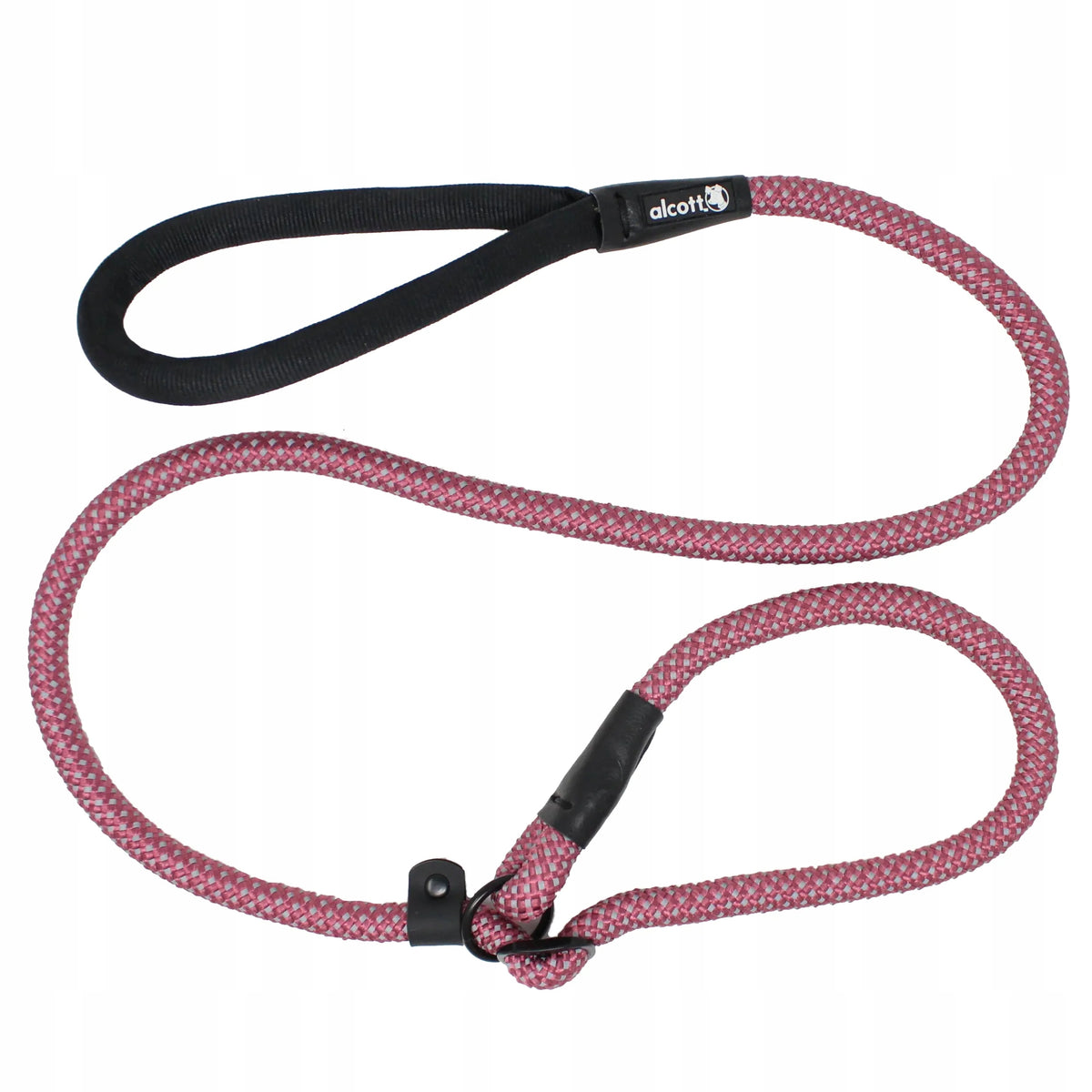 Alcott Slip Rope Leash 150cm Reflective Rope Leash for Dog, Red L