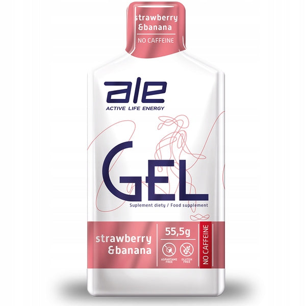 Ale Gel Energy Gel Strawberry Banana 10 Pieces Expiration date at least 1 year from the date of purchase
