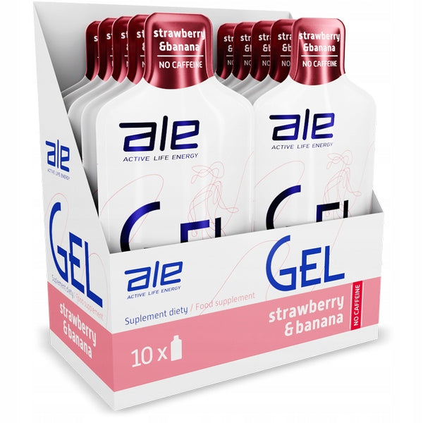 Ale Gel Energy Gel Strawberry Banana 10 Pieces