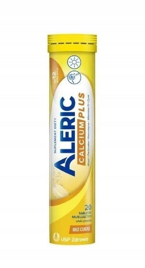 Aleric Calcium Plus 20 Effervescent Tablets