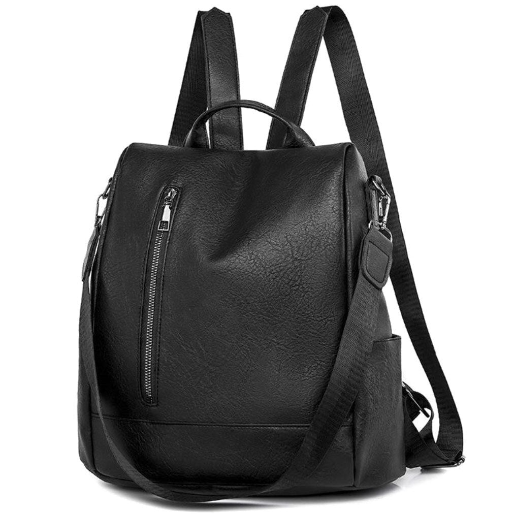 Alessio BACKPACK ROOMY ELEGANT CITY bag / backpack 2in1 ANTI-THEFT Brand Alessio