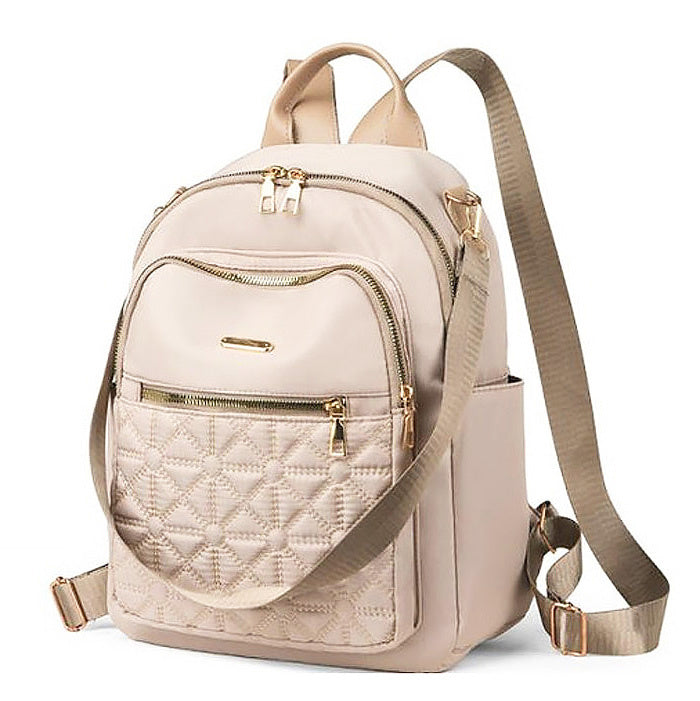 Alessio Women's BACKPACK ROOMY city school bag QUILTED