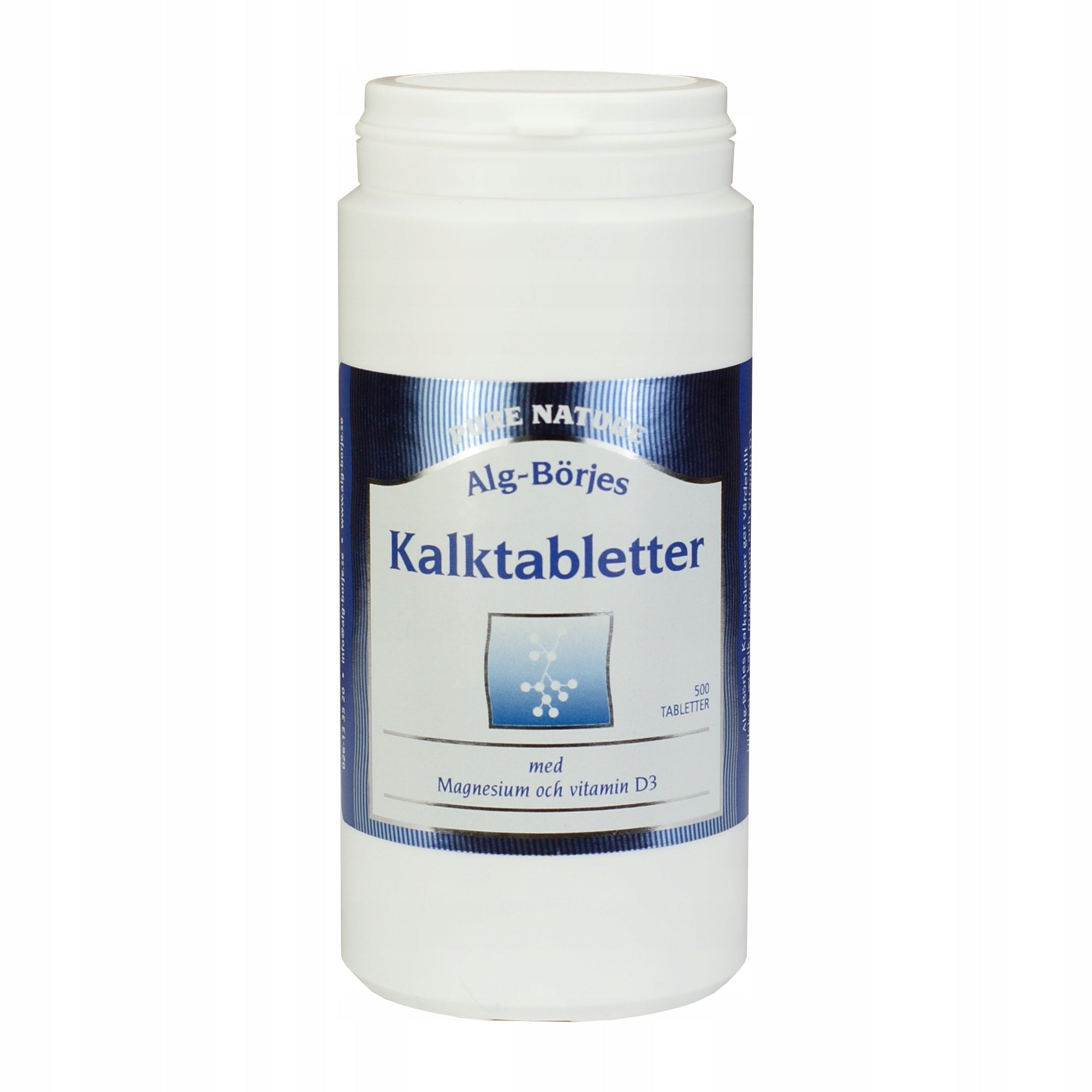 Alg-Borje Calctabletter - 500 tablets Calcium Magnesium Vitamin D3