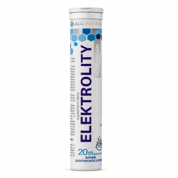 Alg Pharma Electrolytes Calcium Orange 20 tablets Medical device no