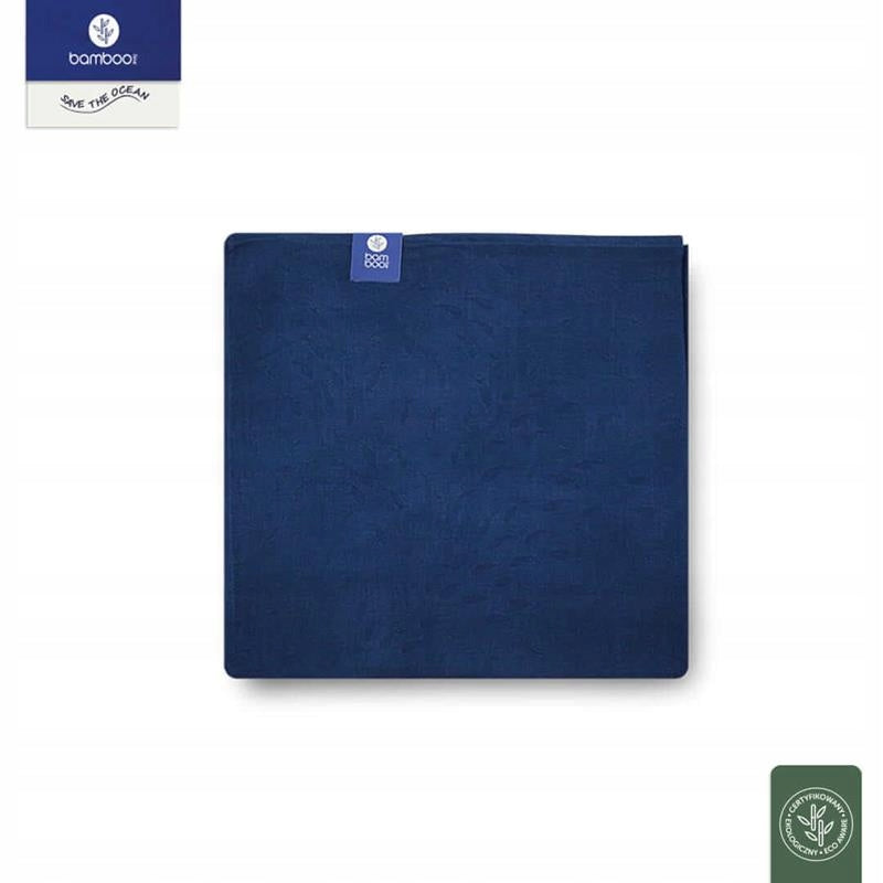 Algae and bamboo diaper navy blue 75x75 cm Manufacturer code 25509
