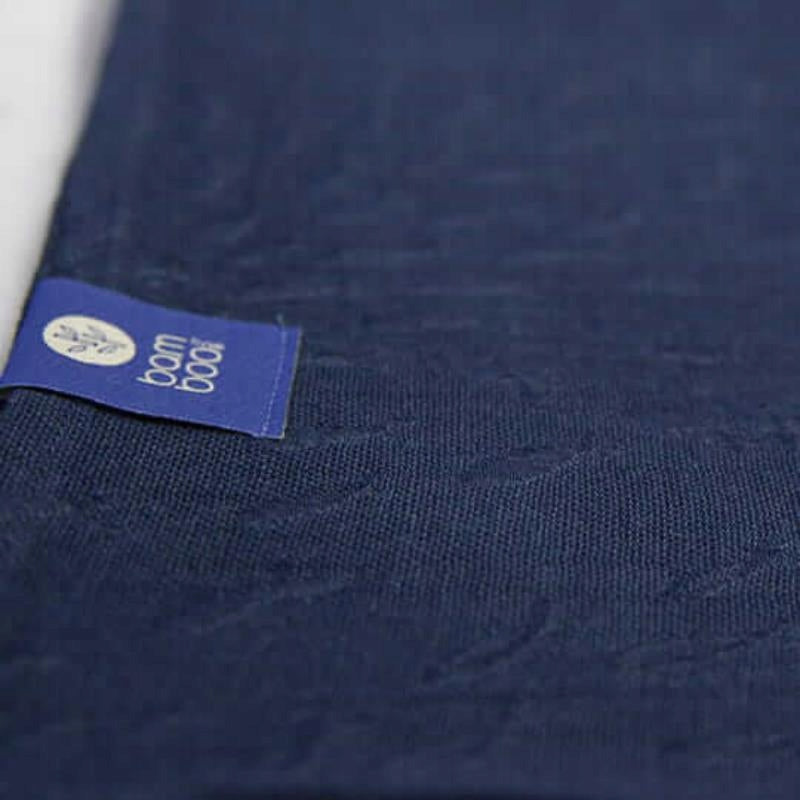 Algae and bamboo diaper navy blue 75x75 cm
