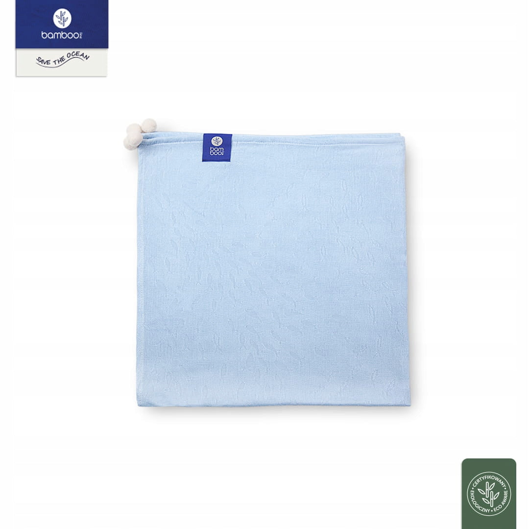 Algae- bamboo diaper with pompoms blue Diapers type reusable