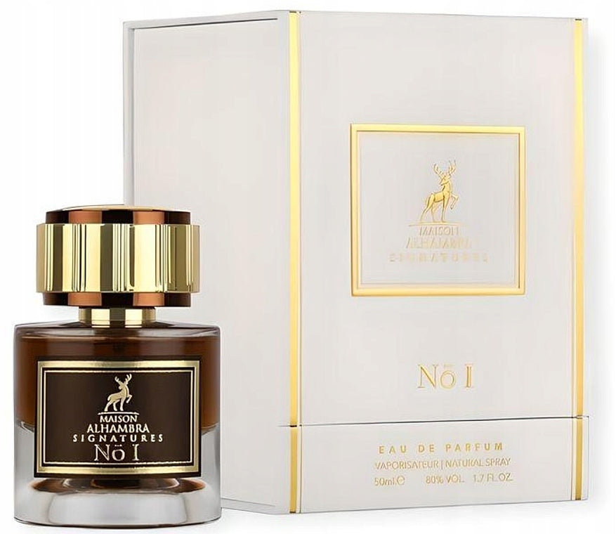 Alhambra Signatures No 1 50ml EDP Perfumed Water Perfume Unisex Fragrance