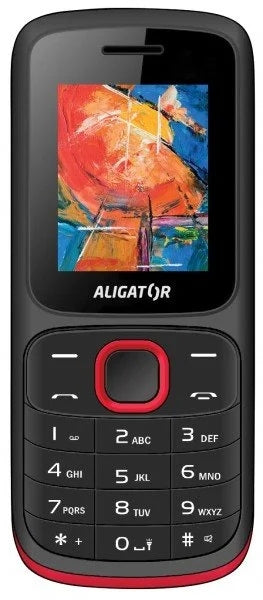 Aligator D210 Dual Sim černo-červený