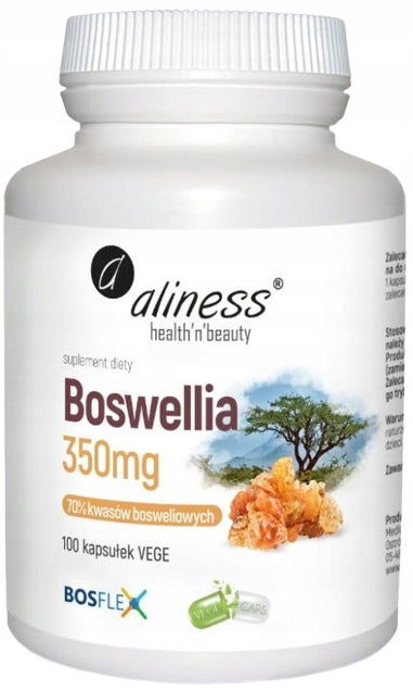 Aliness 2 x Boswellia 350 mg (70%/10%) 100 kaps. Mobility Medical device no
