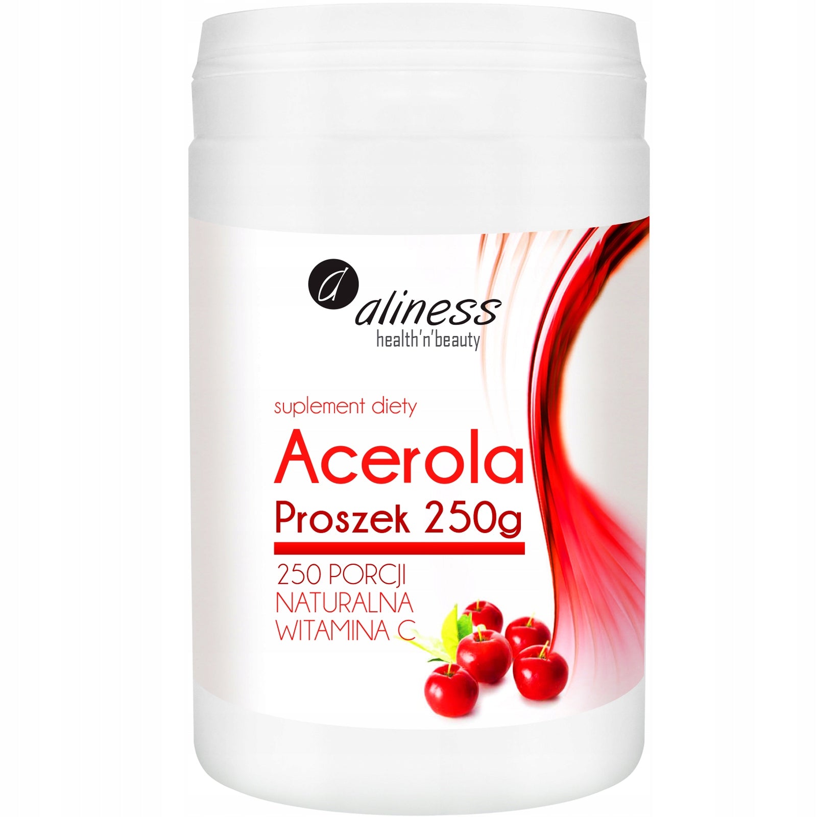 Aliness ACEROLA Natural VITAMIN C Powder 250 g Additive ACEROLA FRUIT