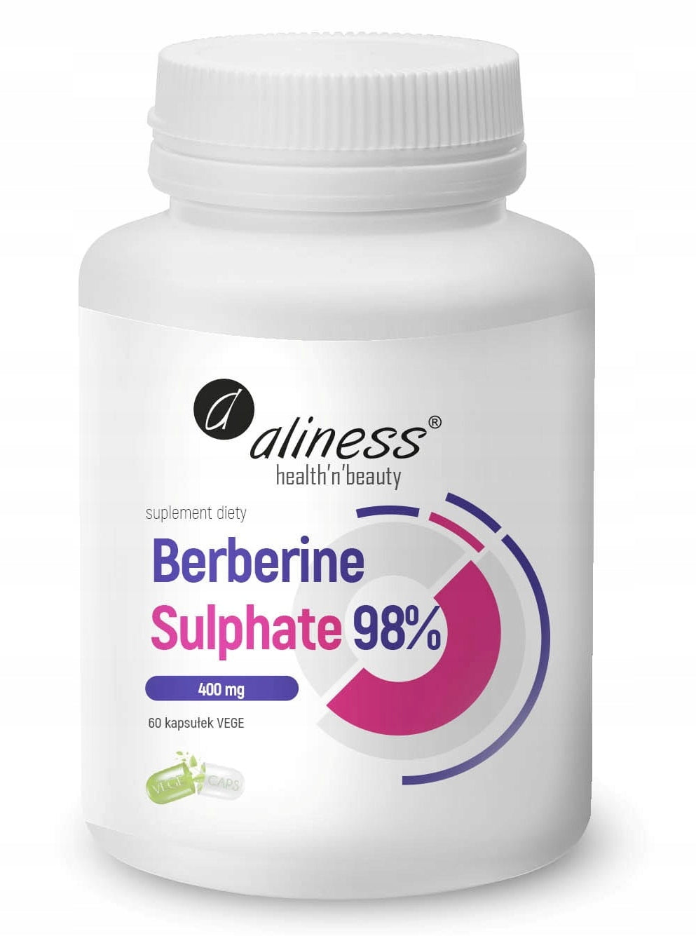 Aliness Berberine Sulphate 400mg BERBERINE SLIMMING VEGE 60caps