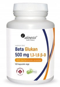 Aliness Beta Glucan Yestimun 1,3-1,6 β-D 500 mg METABOLISM100 capsules