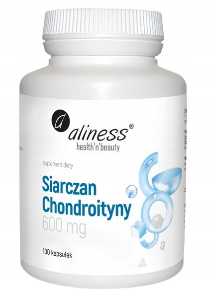 Aliness Chondroitin Sulfate 600mg JOINTS Articular Cartilage 100 kaps Expiration date not specified