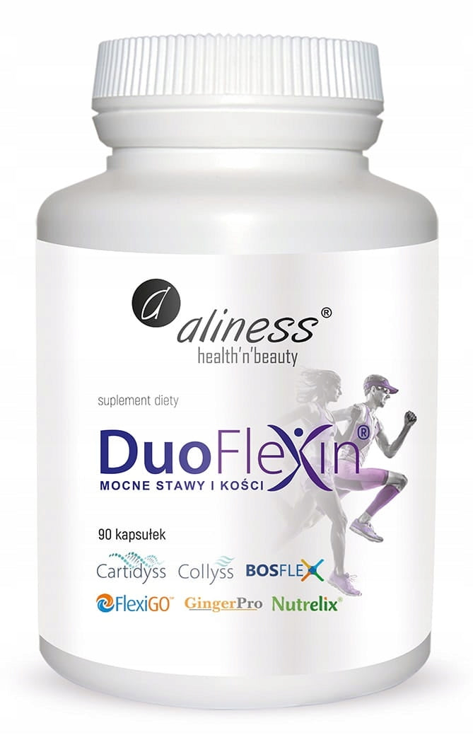 Aliness DuoFlexin STRONG JOINTS AND BONES Mobility Flexibility Collagen 90 kap