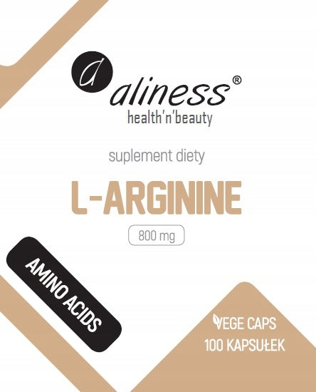 Aliness L-Arginine 800mg ARGININE METABOLISM ENERGY BLOOD PRESSURE EAN (GTIN) 5903242581083