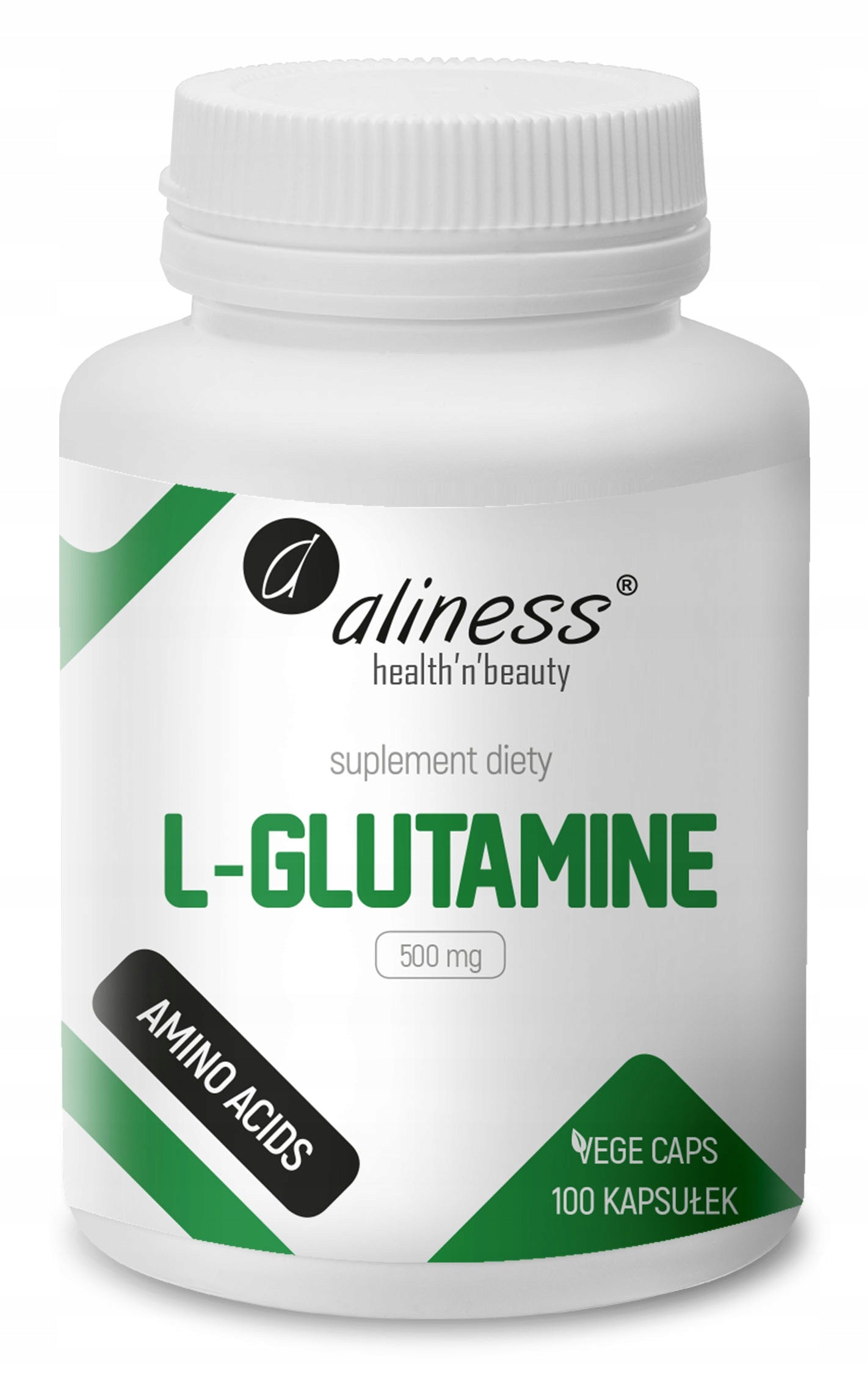 Aliness L-Glutamine 500 mg 100 capsules vege