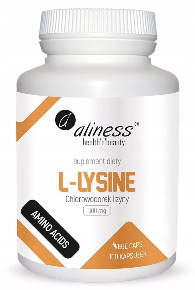 Aliness L-Lysine (hydrochloride) 500 mg x 100 Vege caps. regeneration joints