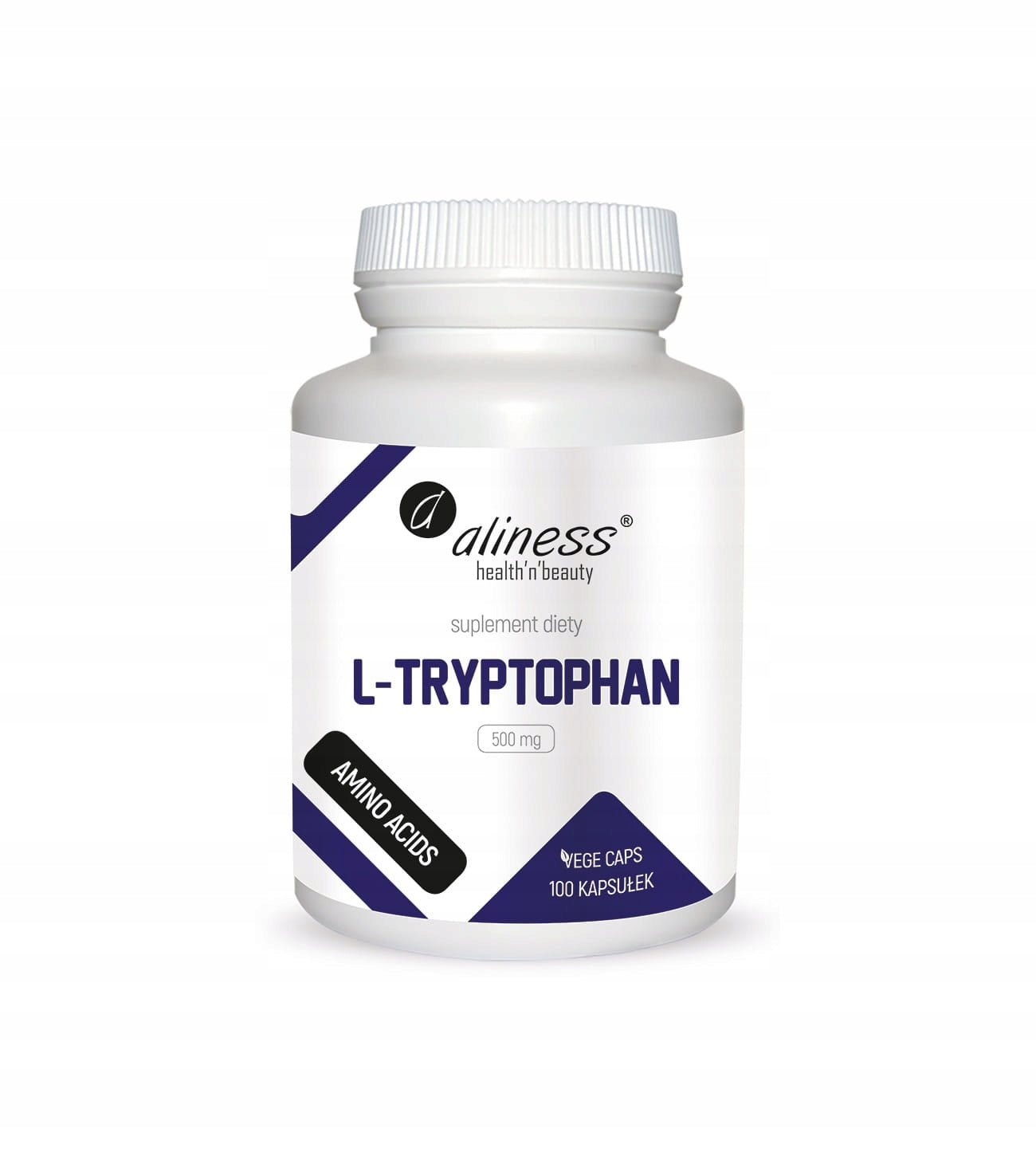 Aliness L-Tryptophan 500 mg 100 Vege caps. Manufacturer code 5903242580826