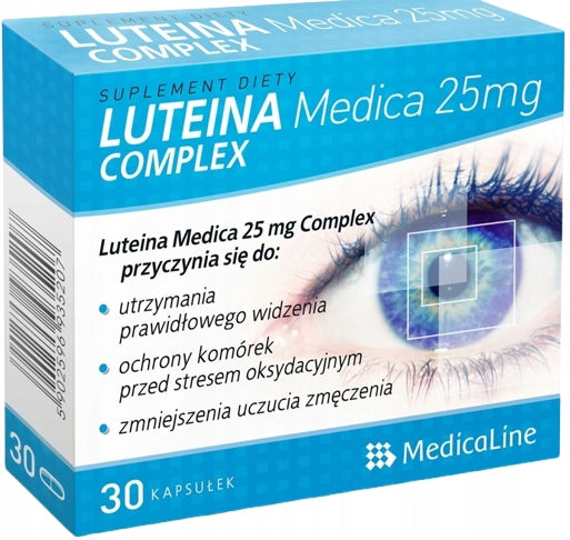 Aliness Lutein Medica 25 mg complex FATIGUE REDUCTION 30 capsules