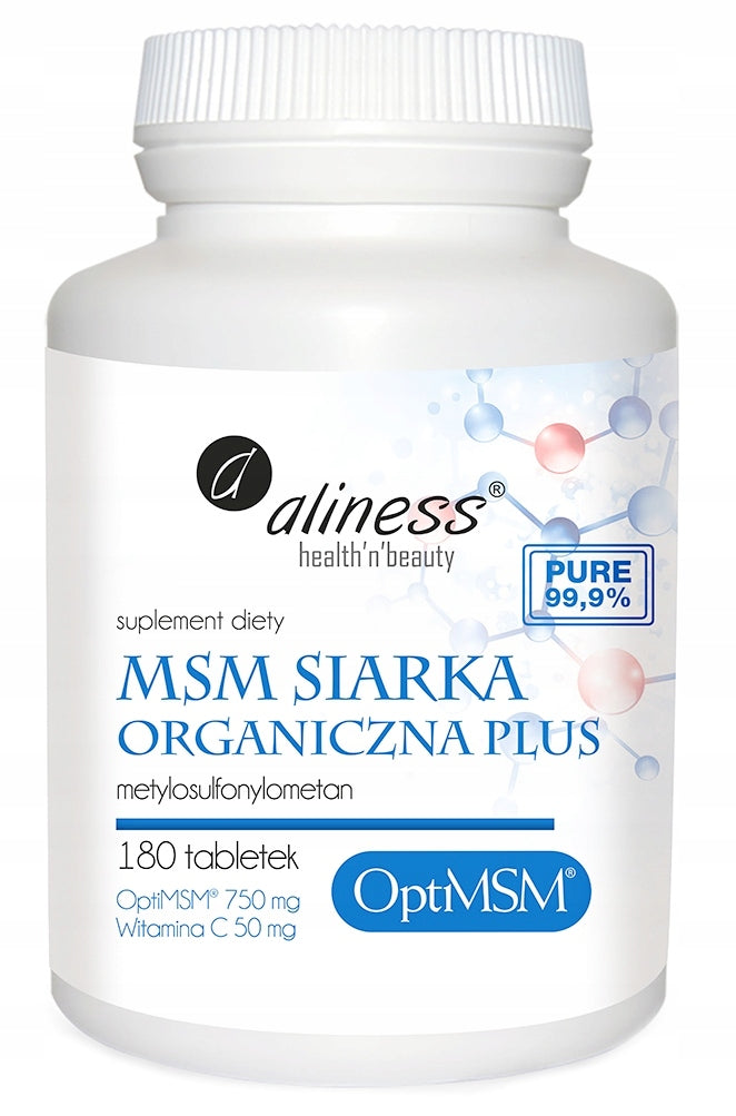 Aliness MSM ORGANIC SULFUR 750mg 180tab