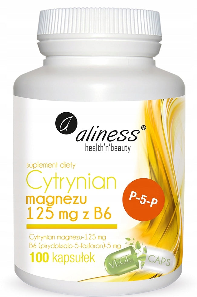 Aliness Medicaline Magnesium citrate with B6 capsules 100 pcs.