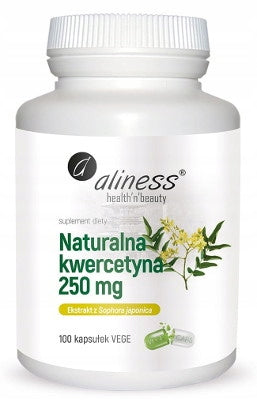 Aliness NATURAL QUERCETIN extract 100k FLAVONOIDS Japanese pearl EAN (GTIN) 5903242581595