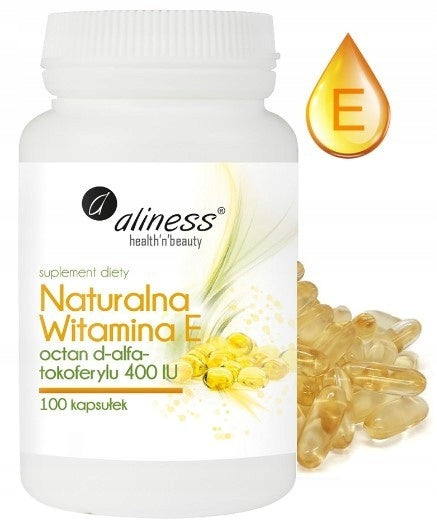 Aliness NATURAL VITAMIN E 400IU 100K D-ALPHA-TOCOPHERYL