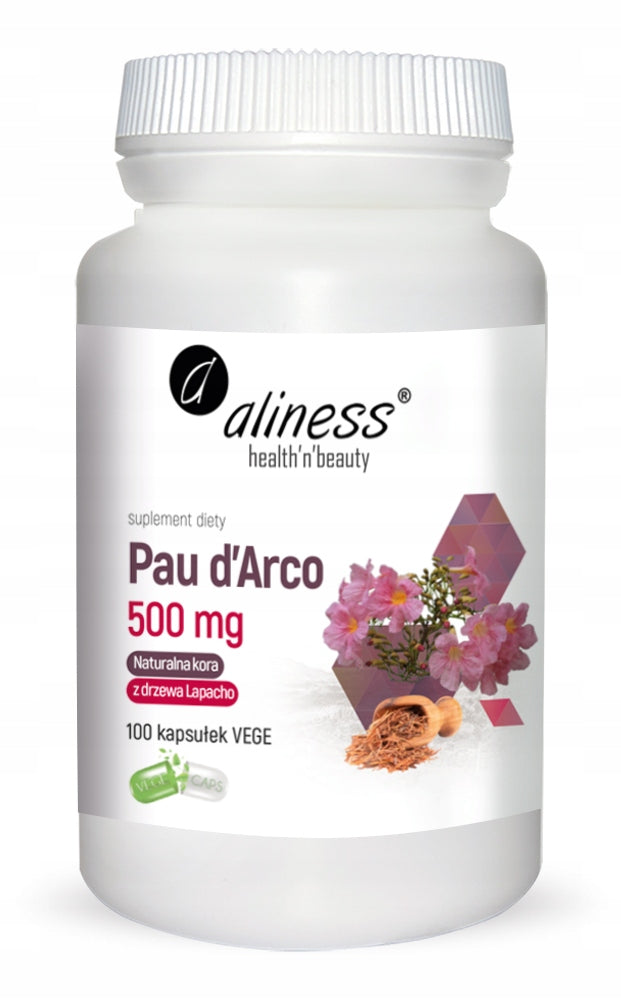 Aliness Pau d'Arco Lapacho Bark Powder 500mg STOMACH VEGE 100k