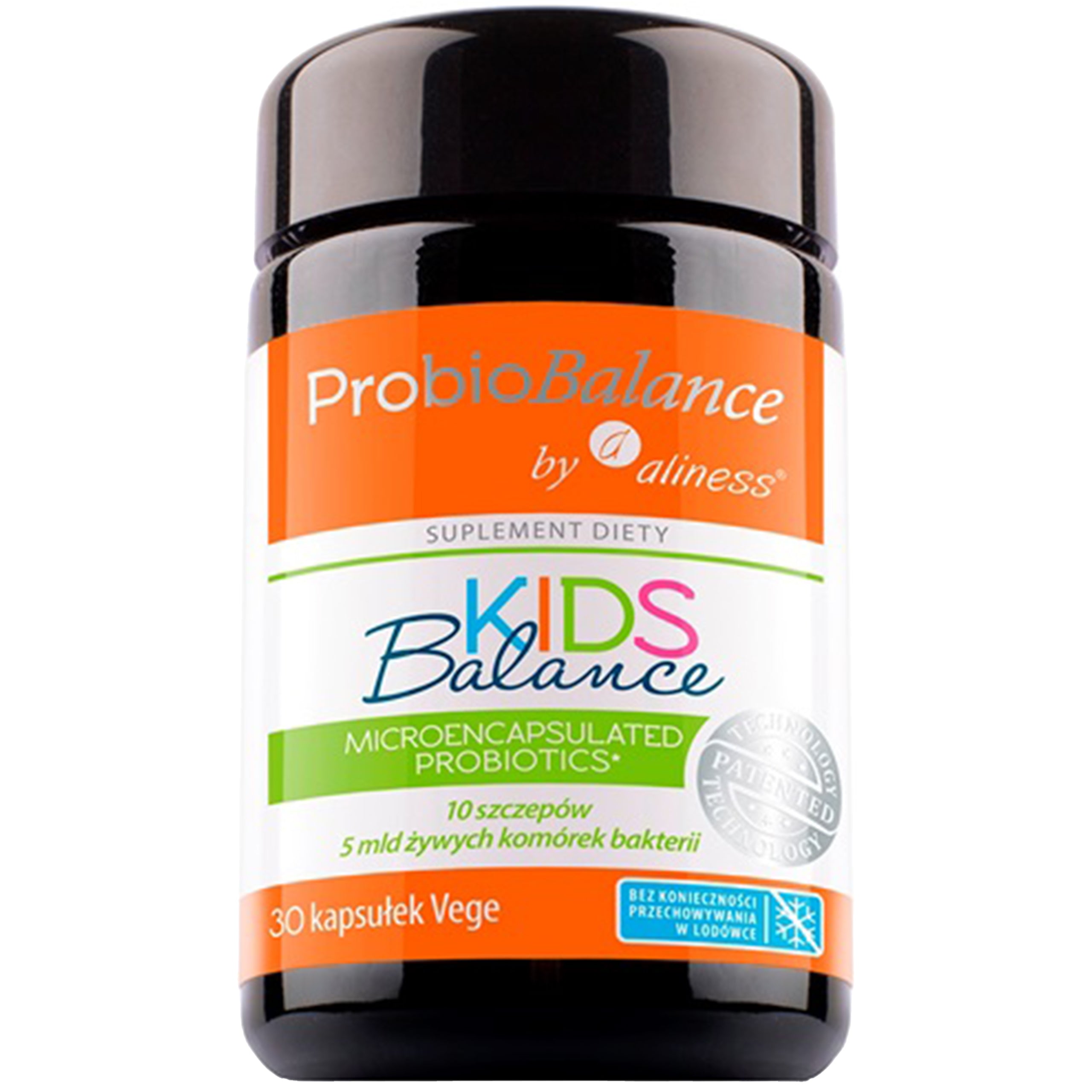 Aliness ProbioBALANCE KIDS PROBIOTIC FOR CHILDREN 5 billion BACTERIA 30 kaps.