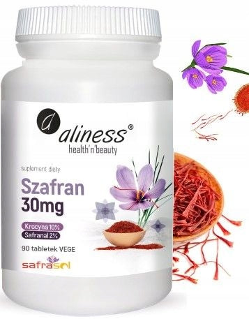 Aliness SAFFRON EXTRACT Mood EMOTIONS Libido PMS Depression VEGE
