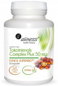 Aliness Tokotrienols Complex PLUS 50 mg Vitamin E (Evnol Suprabio)
