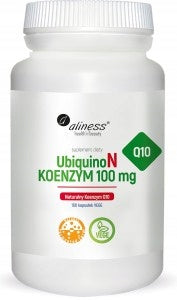 Aliness UbiquinoN 100mg COENZYME Q10 HEART MUSCLES 100 kaps